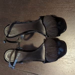 Mercedes Castillo Black Olenna Heels Sz 10